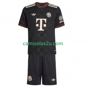 Camisolas de futebol Bayern München Criança Equipamento 3ª 2025/26 Manga Curta